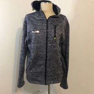 Seattle Seahawks zip up jacket. Size large.